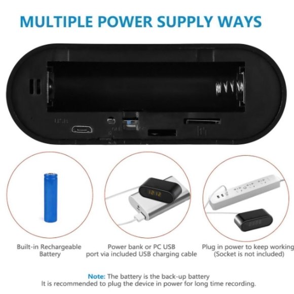 Spy Camera WiFi Hidden Wireless Night Vision Security Nanny Cam HD 1080P Alarm - Picture 3 of 9